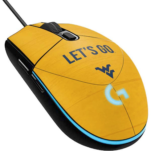 West Virginia University Mountaineers G203 Prodigy RGB Wired Gaming Mouse Skin